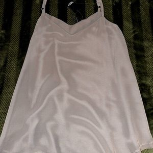 Torrid Size 2 (2X) Iron colored Chiffon Swing Cami. New with tags.